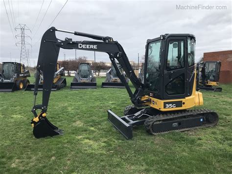 john deere mini excavator for sale in canada|john deere 35g excavator weight.